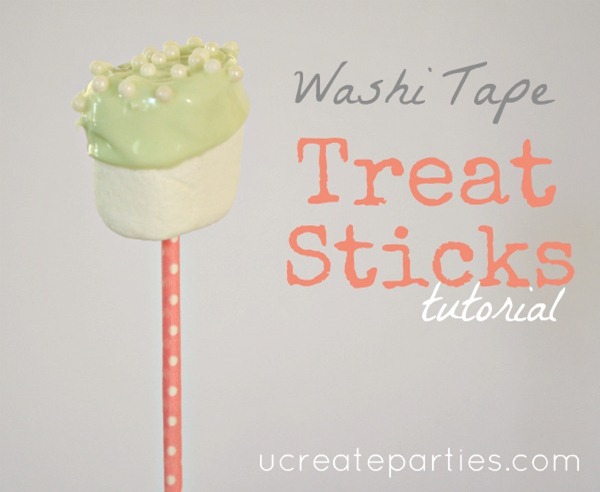 Washi Tape Treat Sticks