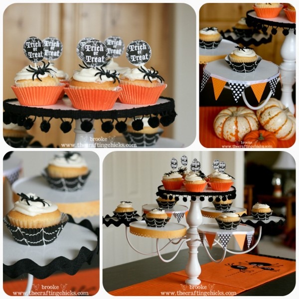 chandelier cupcake stand tutorial