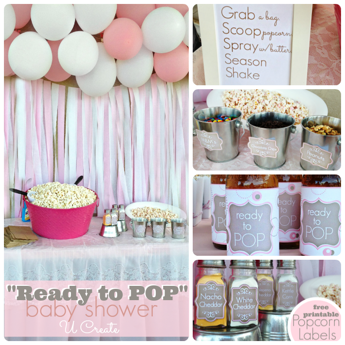 Ready to "POP" baby shower with tons of ideas and free printables