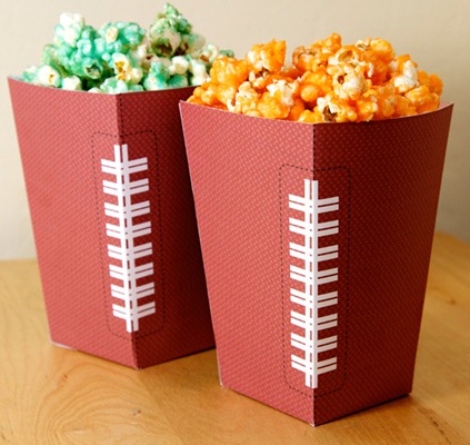 Free Superbowl Popcorn Holders