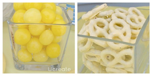 Yellow Party Food