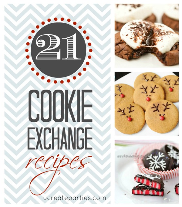 21 Cookie Exhange Recipes - great crowd-pleasing recipes!