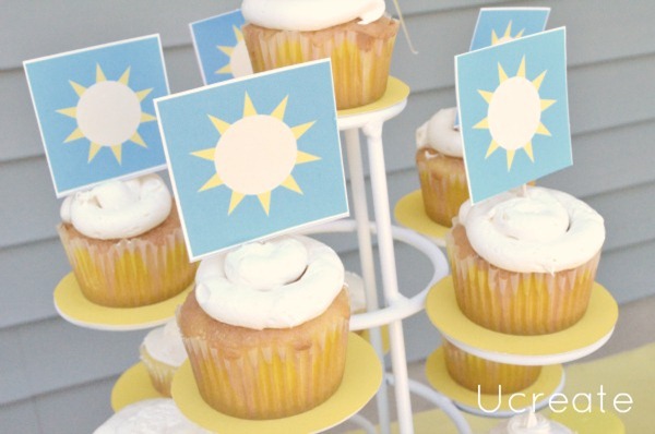 sunshine cupcakes