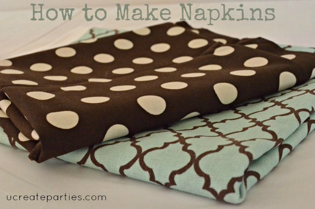 How to make diy napkins