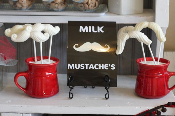 milk mustaches party