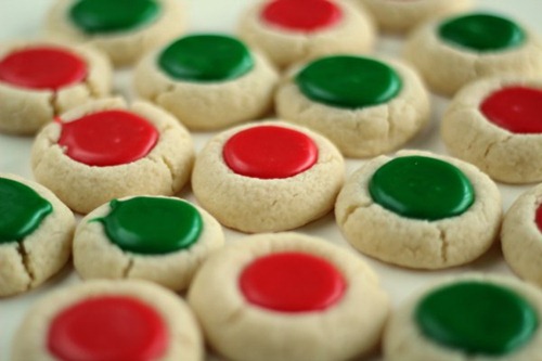 Christmas Thumbprint Cookies at Lil Luna