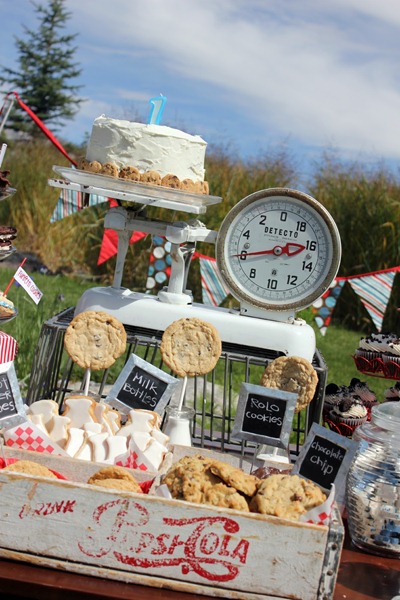 cookies and milk birthday party