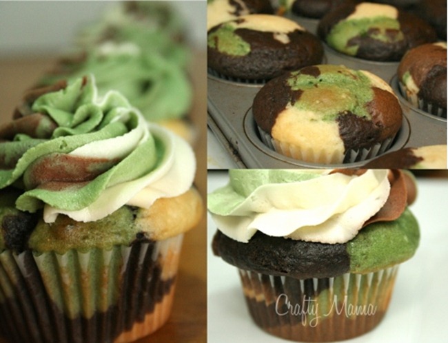 camouflage cupcakes diy camouflage cupcakes diy