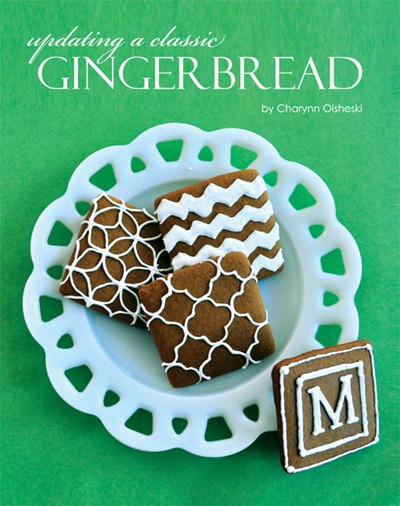 Modern Gingerbread Cookies at The Party Dress
