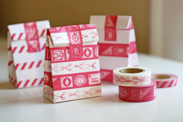 washi tape envelope gift bags tutorial