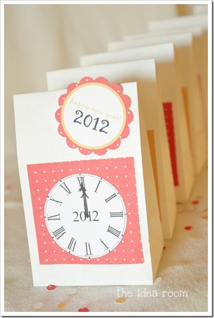 new years eve countdown bags printable