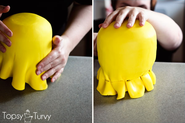 lego-head-cake-tutorial-shaping-fondant